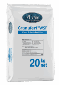Granufert WSF 20 kg water-soluble mineral fertilizer bag by Mivena