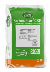 Granustar CRF 20 kg controlled-release mineral fertilizer bag by Mivena