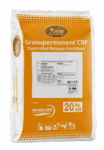 Granupermanent CRF 20 kg controlled-release mineral fertilizer bag by Mivena